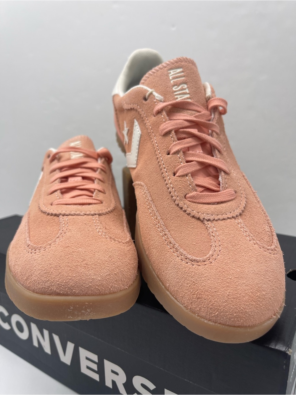 Converse WMNS All Star Low Top RUN STAR TRAINER OX FLAMINGO FADE/EGRET Sneakers - Picture 4 of 16
